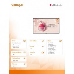 Monitor 55 cali 55UH7J-H UHD 700cd 24/7 