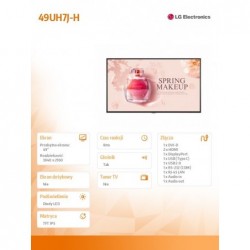 Monitor 49 cali 49UH7J-H IPS 700cd/m2 24/7 