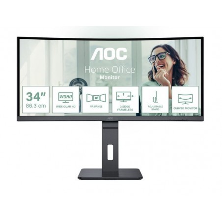 Monitor CU34P3CV 34 cale 100Hz Curved VA HDMI DP RJ45 USB-C Monitor CU34P3CV 34 cale 100Hz Curved VA HDMI DP RJ45 USB-C
