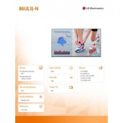 Monitor wielkoformatowy 86UL3J-N UHD IPS 86 cali 330cd/m2 16/7 Monitor wielkoformatowy 86UL3J-N UHD IPS 86 cali 330cd/m2 16/7