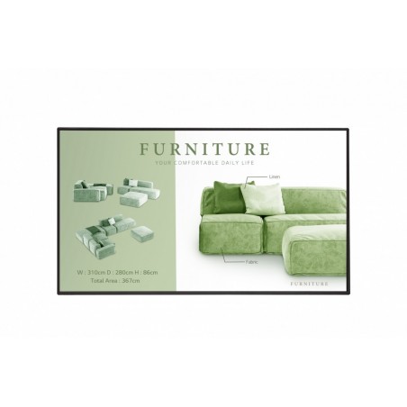 Monitor wielkoformatowy LG 43UM5N-H 500cd/m2 UHD 24/7 