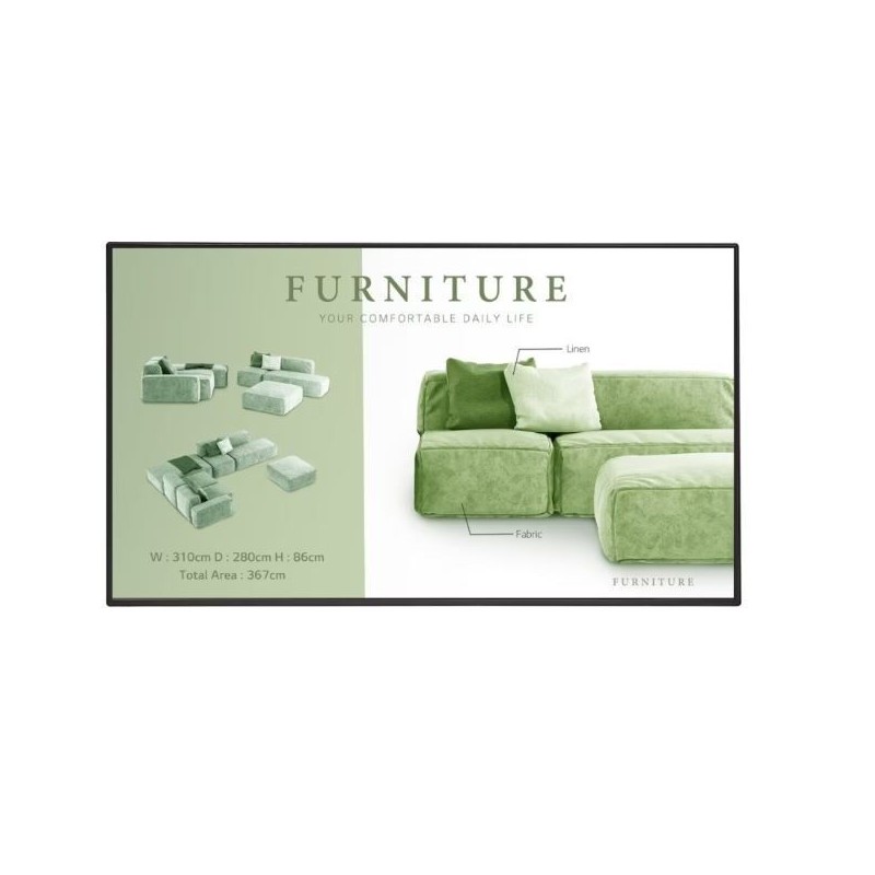 Monitor wielkoformatowy 65UM5N-H 500cd/m2 UHD 24/7 Monitor wielkoformatowy 65UM5N-H 500cd/m2 UHD 24/7