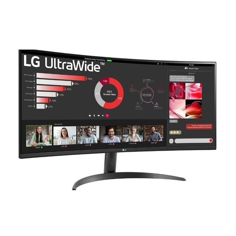 Monitor 34WR50QC-B Ultawide 34 cale WQHD 21:9 FreeSync 