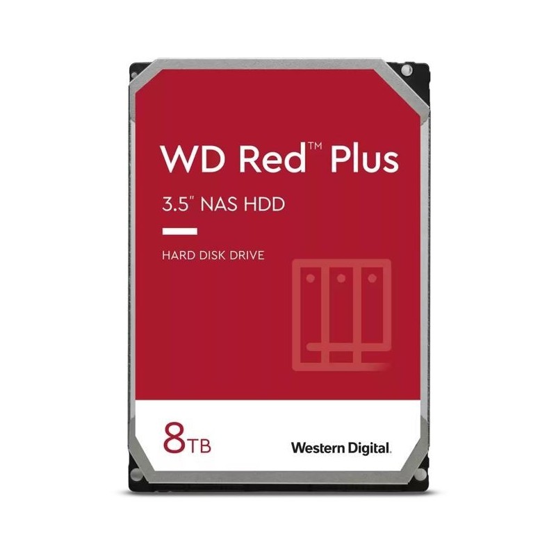 Dysk twardy Red Plus 8TB 3,5 cala CMR 256MB/5640RPM Class Dysk twardy Red Plus 8TB 3,5 cala CMR 256MB/5640RPM Class