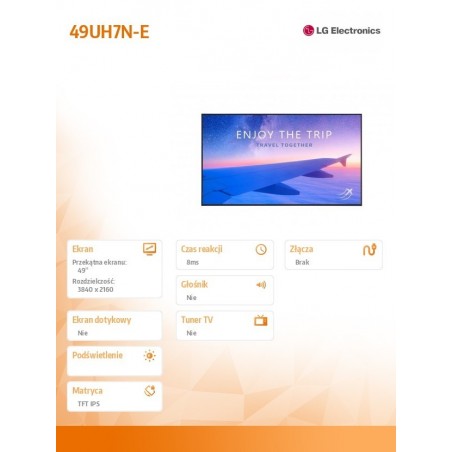 Monitor 49UH7N-E IPS 700cd/m2 24/7 