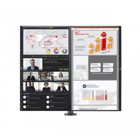 Monitor 27QP88DP-BS 27 cali QHD Ergo Dual Monitor 27QP88DP-BS 27 cali QHD Ergo Dual