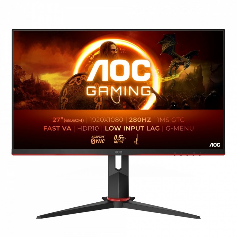 Monitor 27G2ZN3 27 cali Fast VA 280Hz HDMIx2 DP Pivot Monitor 27G2ZN3 27 cali Fast VA 280Hz HDMIx2 DP Pivot