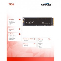 Dysk SSD T500 4TB M.2 NVMe 2280 PCIe 4.0 7000/6900 Dysk SSD T500 4TB M.2 NVMe 2280 PCIe 4.0 7000/6900