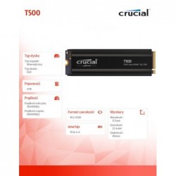 Dysk SSD T500 4TB M.2 NVMe 2280 PCIe 4.0 7000/6900 Radiator Dysk SSD T500 4TB M.2 NVMe 2280 PCIe 4.0 7000/6900 Radiator