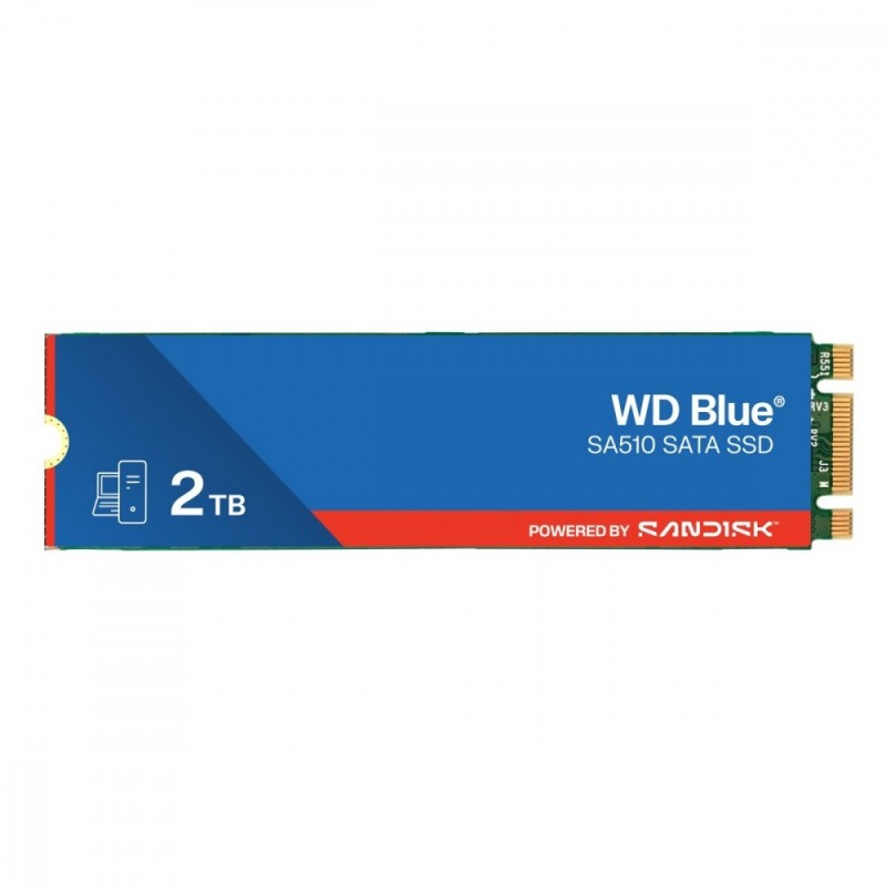 Dysk SSD Blue 2TB SA510 M.2 2280 WDS200T3B0B 