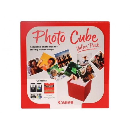CANON PG-560/CL-561 Ink Cartridge Photo Cube Value Pack CANON PG-560/CL-561 Ink Cartridge Photo Cube Value Pack