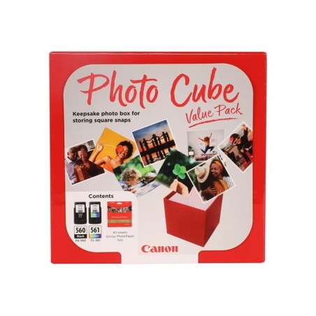 CANON PG-560/CL-561 Ink Cartridge Photo Cube Value Pack CANON PG-560/CL-561 Ink Cartridge Photo Cube Value Pack