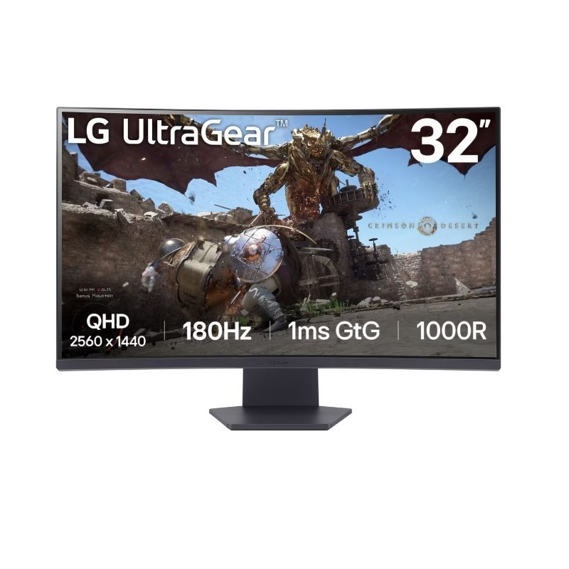 Monitor 32GS60QC-B 31.5 cala QHD 1000R Curved 180Hz