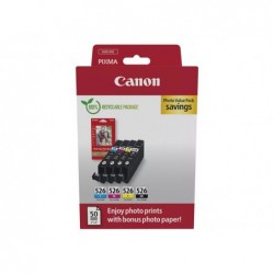 CANON CLI-526 Ink Cartridge C/M/Y/BK PHOTO VALUE BL