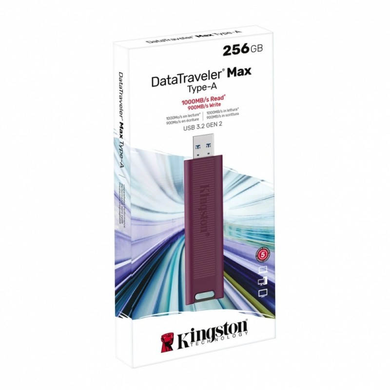 Pendrive Data Traveler MAX A 256GB USB-A 3.2 Gen2 