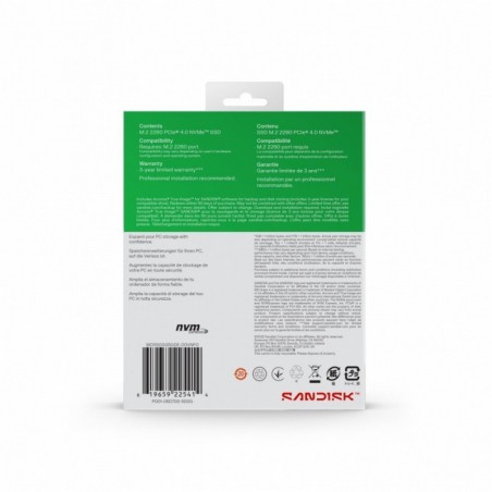 Dysk SSD Green 500GB M.2 2280 SN3000 NVMe PCIE4.0