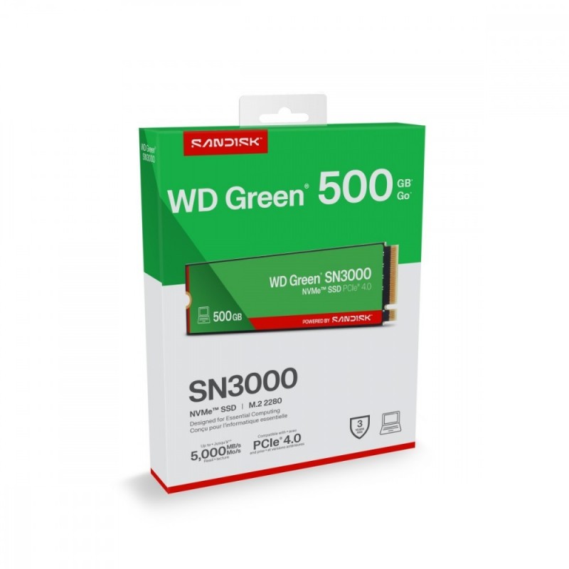 Dysk SSD Green 500GB M.2 2280 SN3000 NVMe PCIE4.0