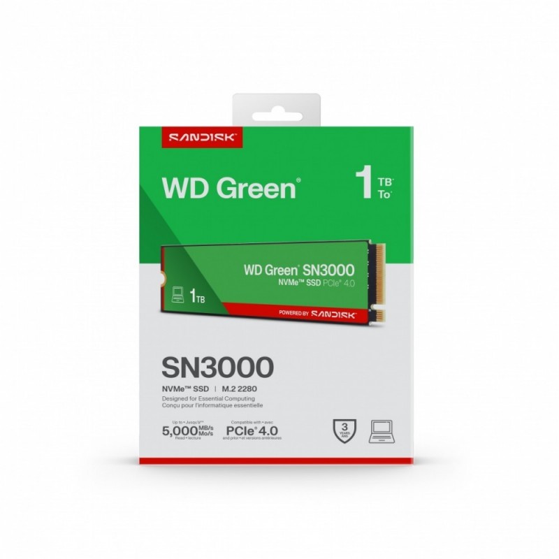 Dysk SSD Green 1TB M.2 2280 SN3000 NVMe PCIE4.0