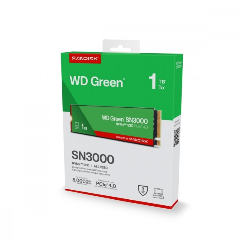 Dysk SSD Green 1TB M.2 2280 SN3000 NVMe PCIE4.0