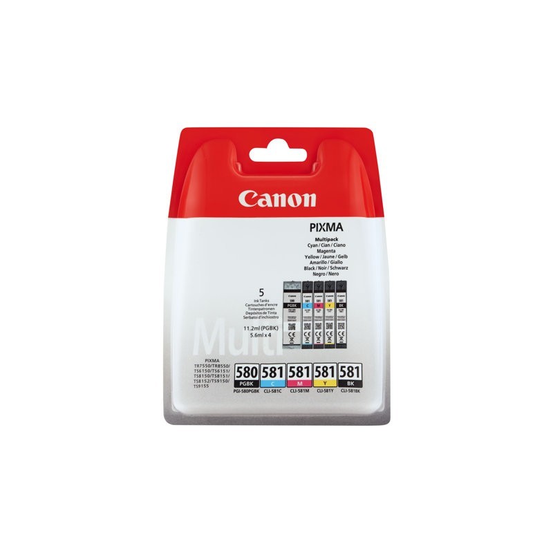 CANON CLI-581 Ink Cartridge C/M/Y/BK MULTI BL CANON CLI-581 Ink Cartridge C/M/Y/BK MULTI BL