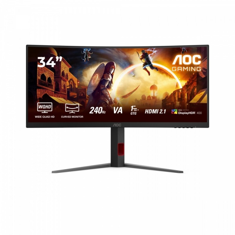 Monitor CU34G4Z 34 cale 240Hz Curved VA HDMIx2 DP HAS Monitor CU34G4Z 34 cale 240Hz Curved VA HDMIx2 DP HAS