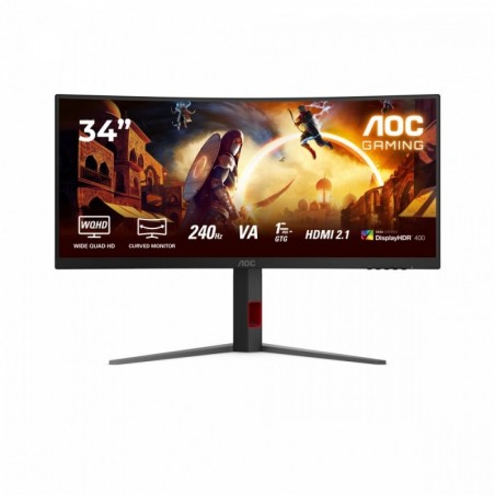 Monitor CU34G4Z 34 cale 240Hz Curved VA HDMIx2 DP HAS Monitor CU34G4Z 34 cale 240Hz Curved VA HDMIx2 DP HAS
