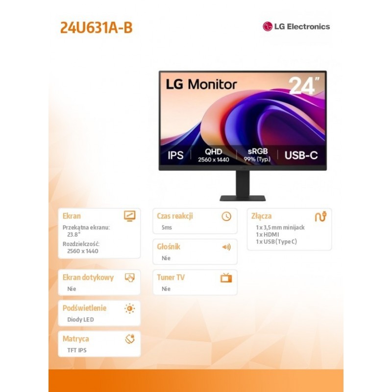 Monitor 24U631A-B Monitor 24U631A-B
