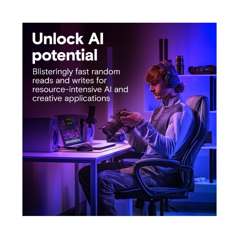 Dysk SSD T710  2TB M.2 NVMe 2280 PCIe 5.0 14500/13800 radiator 