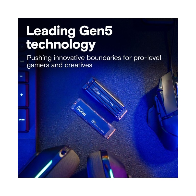 Dysk SSD T710  4TB M.2 NVMe 2280 PCIe 5.0 14500/13800 radiator 