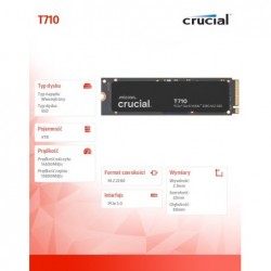 Dysk SSD T710 4TB M.2 NVMe 2280 PCIe 5.0 14500/13800