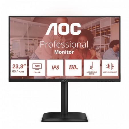 Monitor 24E4U 23.8 cala IPS 120Hz HDMI DP VGA Pivot Głośniki 