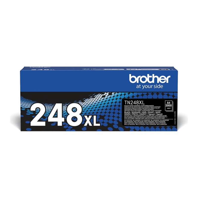 BROTHER TN248XLBK Black Toner Cartridge ISO Yield 3.000 pages