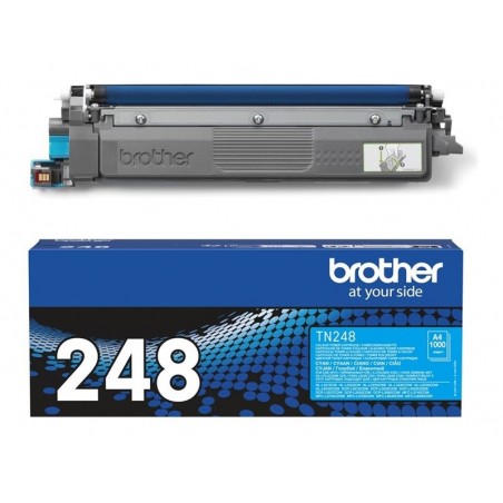 BROTHER TN248C Cyan Toner Cartridge ISO Yield 1.000 pages BROTHER TN248C Cyan Toner Cartridge ISO Yield 1.000 pages