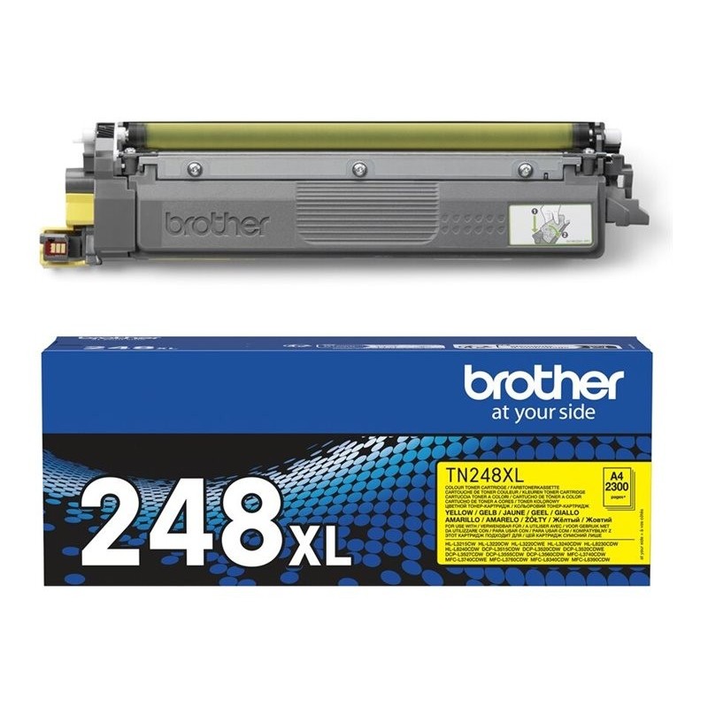 BROTHER TN248XLY Yellow Toner Cartridge ISO Yield 2300 pages