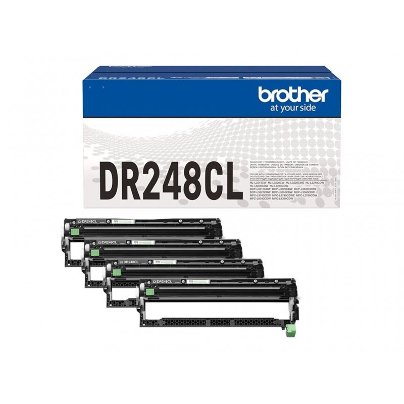 BROTHER DR248CL DRUM PACK FOR FCL 1x BK/C/M/Y Prints 15.000 pages