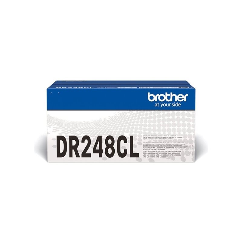 BROTHER DR248CL DRUM PACK FOR FCL 1x BK/C/M/Y Prints 15.000 pages