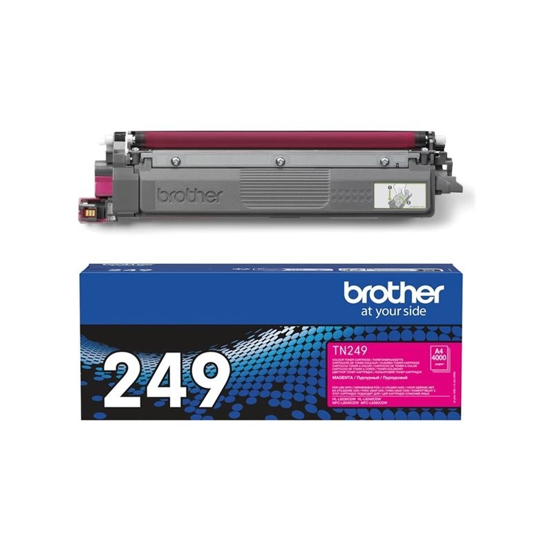 BROTHER TN-249M Magenta Toner Cartridge Prints 4.000 pages