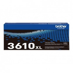 BROTHER TN-3610XL Ultra High Yield Black Toner Cartridge Prints 25.000 pages