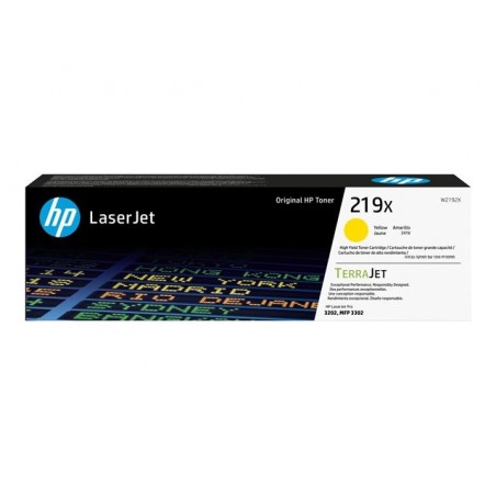 HP 219X High Yield Yellow Original LaserJet Toner Cartridge HP 219X High Yield Yellow Original LaserJet Toner Cartridge