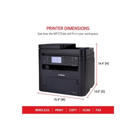 CANON LASER MFP MONO MF275dw 29ppm BUNDLE CANON LASER MFP MONO MF275dw 29ppm BUNDLE