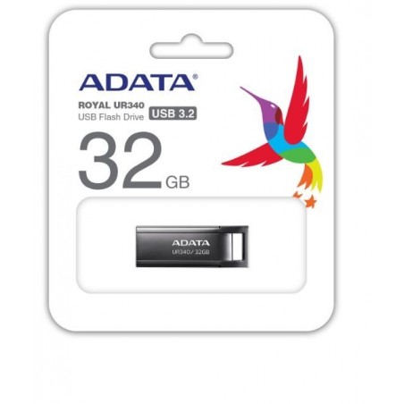 Pendrive UR340 32GB USB3.2 Gen1 Czarny Pendrive UR340 32GB USB3.2 Gen1 Czarny
