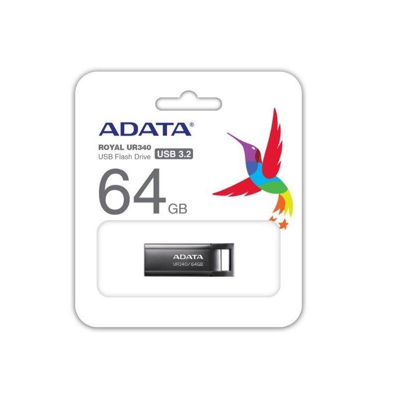 Pendrive UR340 64GB USB3.2 Gen1 Czarny