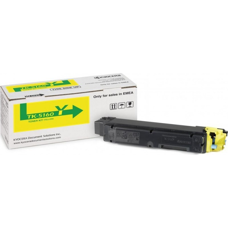 Kyocera Toner TK-5160Y Yellow 12K 1T02NTANL0 Kyocera Toner TK-5160Y Yellow 12K 1T02NTANL0