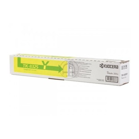 Kyocera Toner TK-8325Y Yellow 12K 1T02NPANL0 Kyocera Toner TK-8325Y Yellow 12K 1T02NPANL0