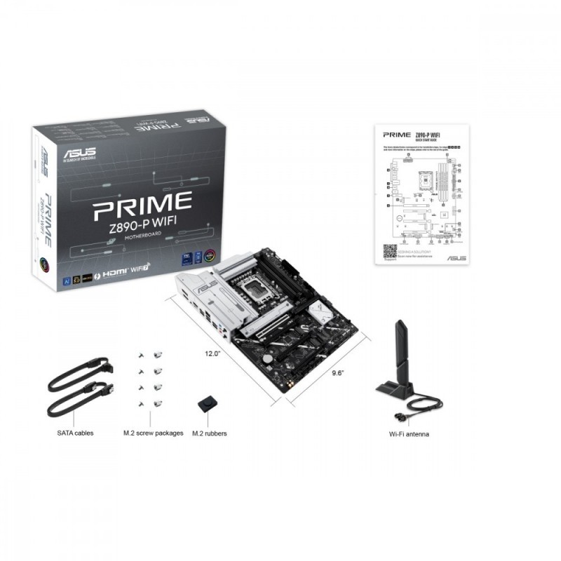 Płyta główna PRIME Z890-P WIFI S1851 4DDR5 HDMI/DP/TB4 ATX /90MB1I70-M0EAY0  Płyta główna PRIME Z890-P WIFI S1851 4DDR5 HDMI/DP/TB4 ATX /90MB1I70-M0EAY0