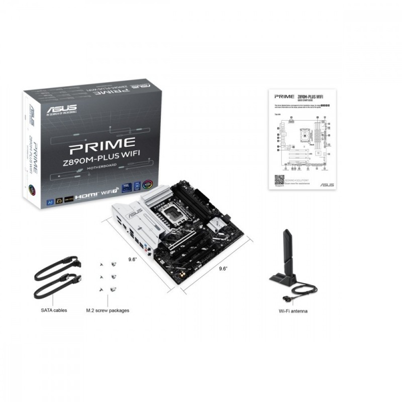 Płyta główna PRIME Z890M-PLUS WIFI S 1851 4DDR5 TB4/DP mATX /90MB1J80-M0EAY0  Płyta główna PRIME Z890M-PLUS WIFI S 1851 4DDR5 TB4/DP mATX /90MB1J80-M0EAY0