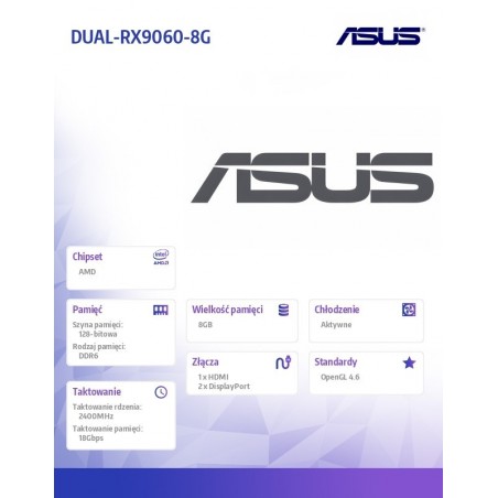 Karta graficzna Dual Radeon RX 9060 8GB GDDR6 HDMI/2DP