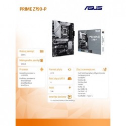 Płyta główna PRIME Z790-P s1700 4DDR5 HDMI/DP ATX