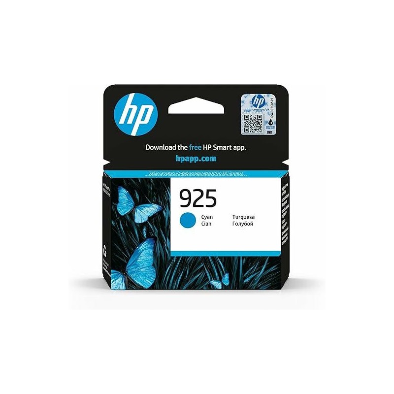 HP Tusz nr 925 4K0V6PE Cyan 400str Cyan 400s