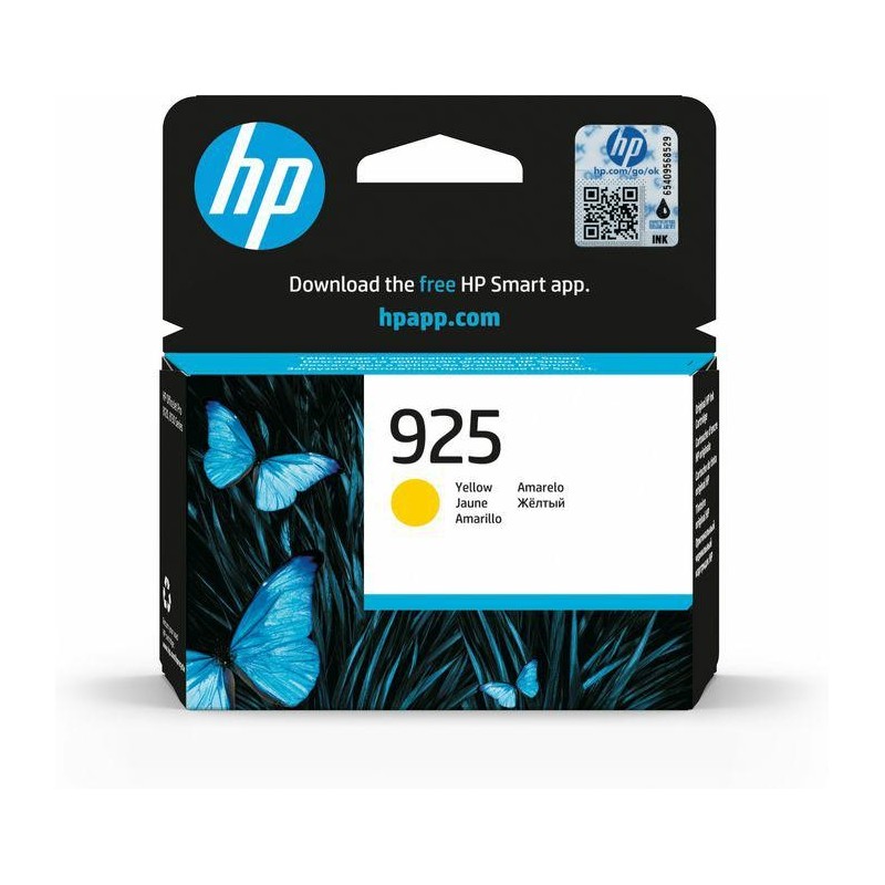 HP Tusz nr 925 4K0V8PE Yellow 400str Yellow 400s
